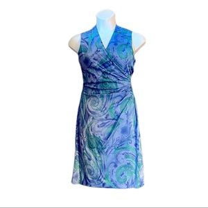 Lauren Ralph Lauren Sleeveless, Ruching Dress